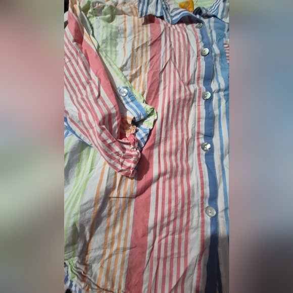 Colorful Button Up By Ruby Rd - Size 1x - Picture 2 of 6